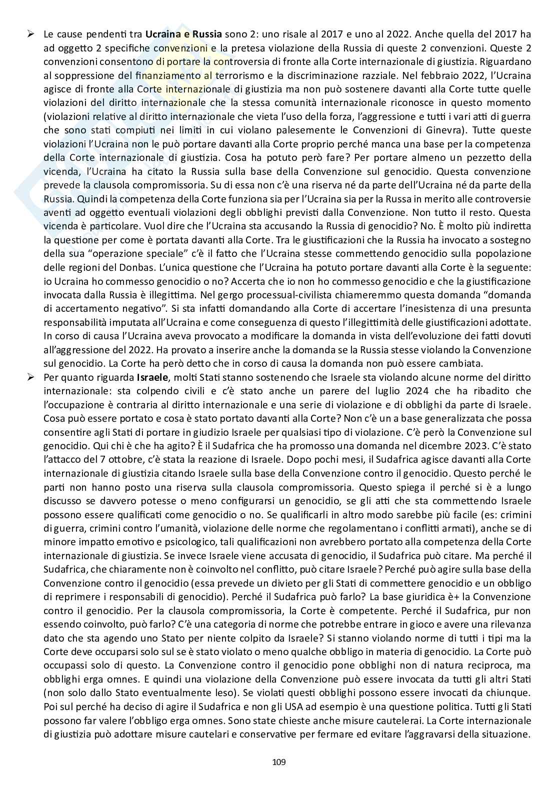 Appunti delle lezioni di Diritto internazionale - ONU   Pag. 46