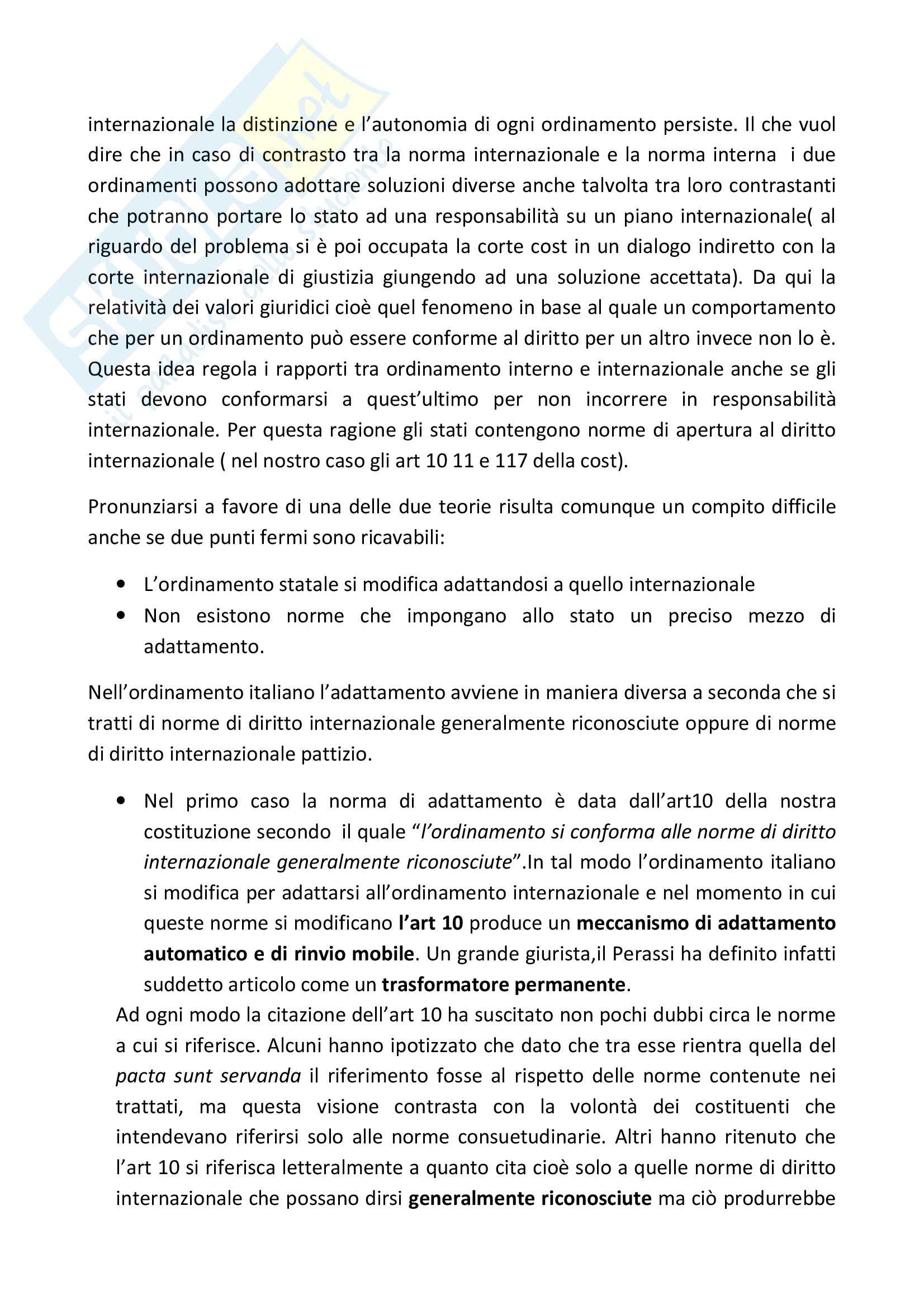 Diritto Internazionale – Casi materiali Pag. 31