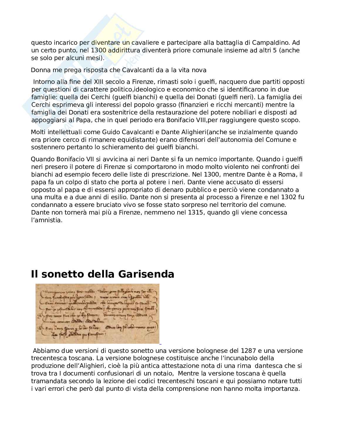 Riassunto esame Istruzioni della letteratura italiana, Prof. Sielo Francesco, libro consigliato Letteratura Italiana , Andrea Battistini Pag. 21