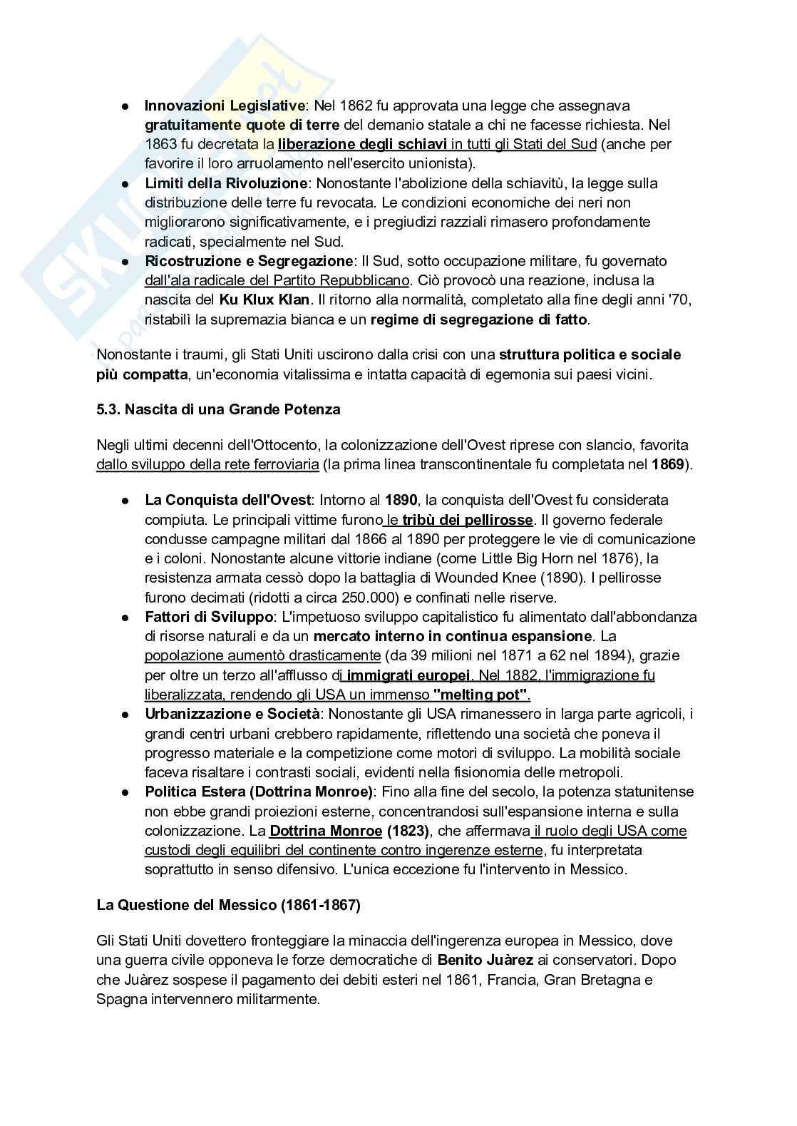 Appunti completi Storia contemporanea Pag. 21