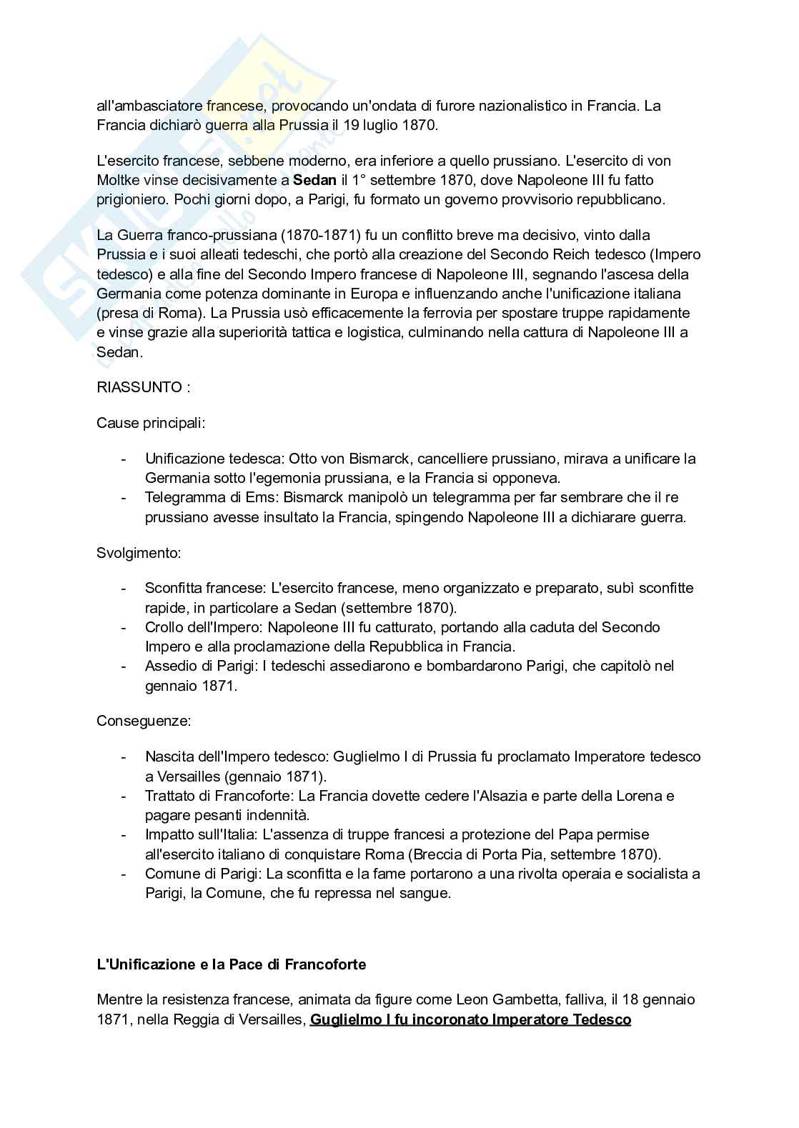 Appunti completi Storia contemporanea Pag. 31