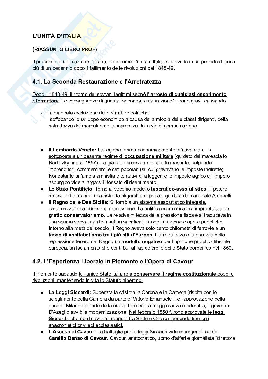 Appunti completi Storia contemporanea Pag. 36