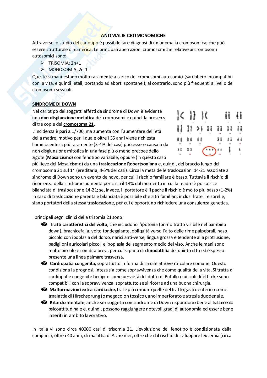 Genetica medica Pag. 16