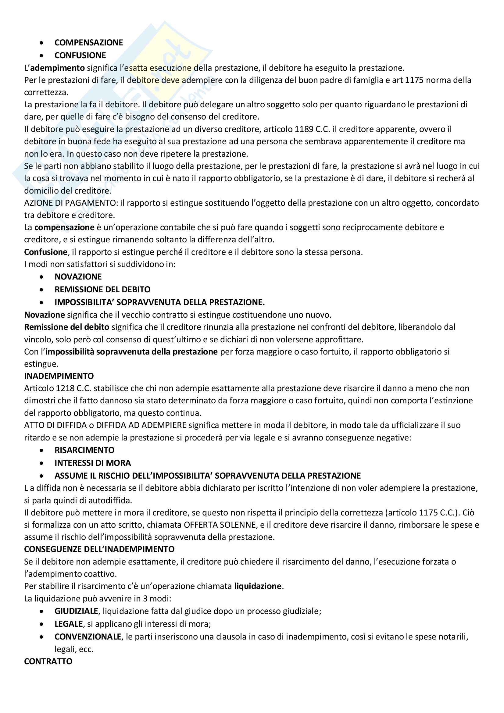 Riassunto di Diritto privato Pag. 6