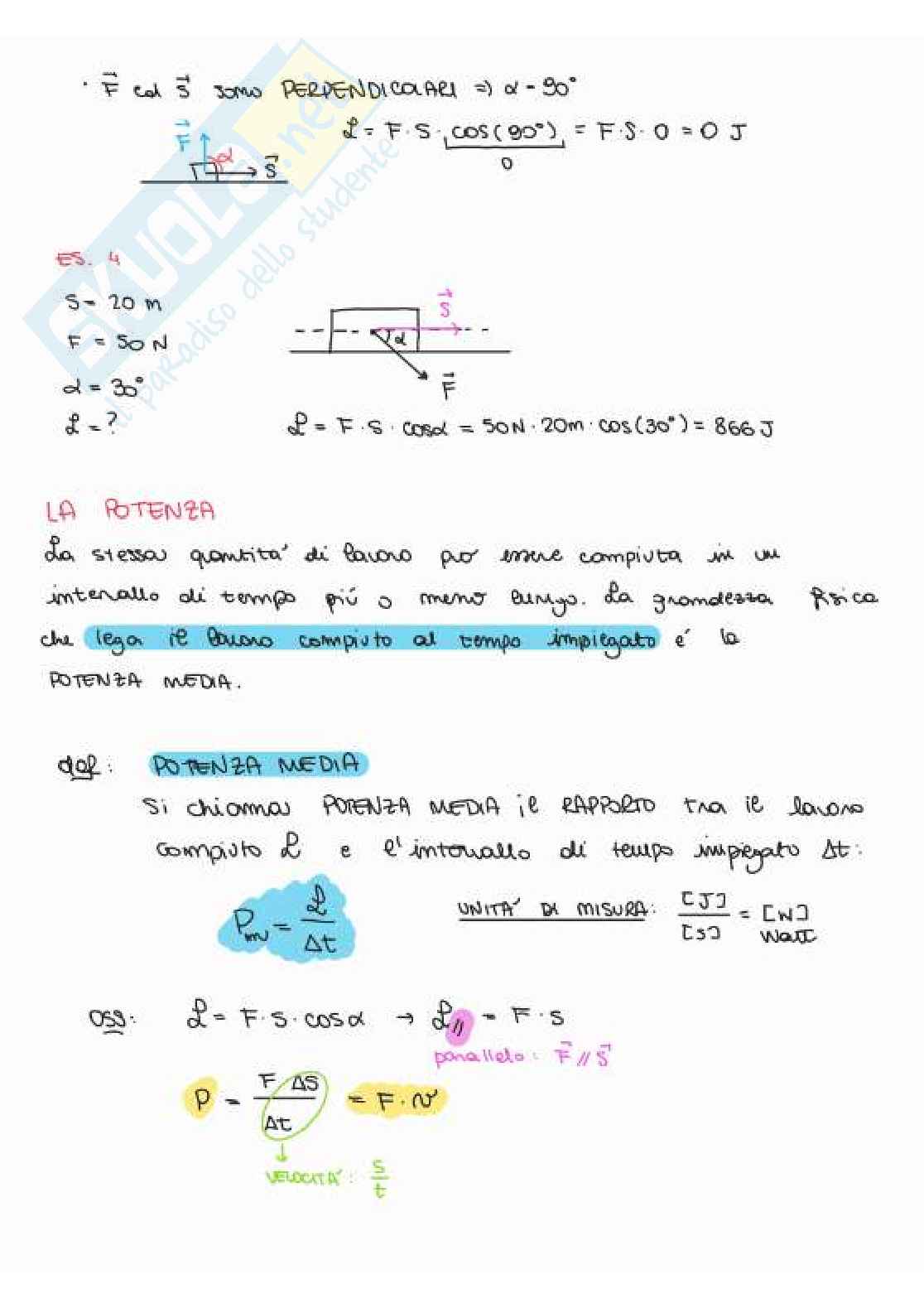 Lavoro ed energia Pag. 2