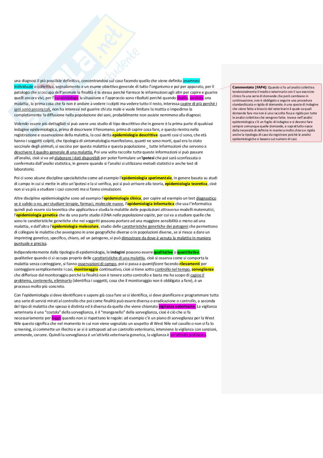 Epidemiologia  Pag. 2