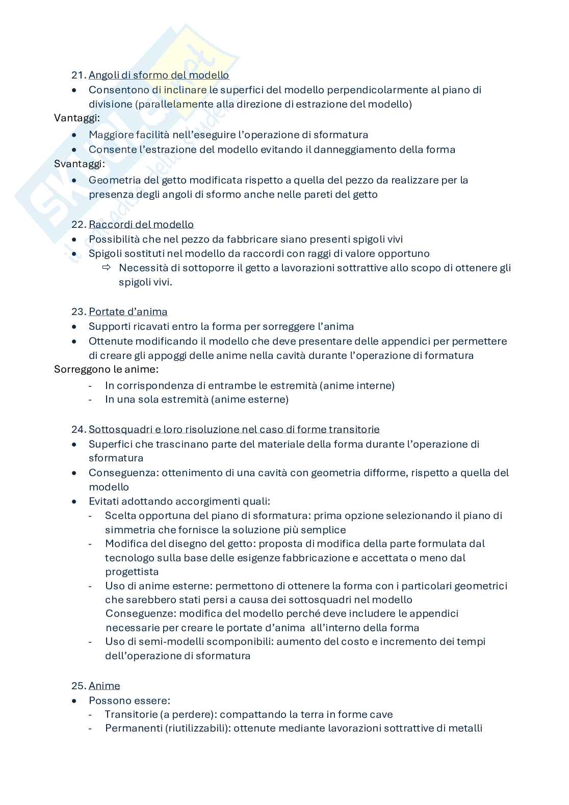 Tecnologia meccanica Pag. 6