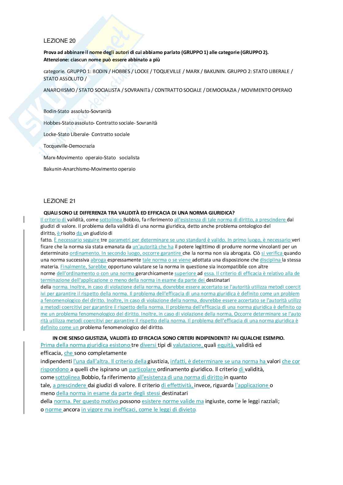 Teoria Generale del Diritto e dello Stato Pag. 21