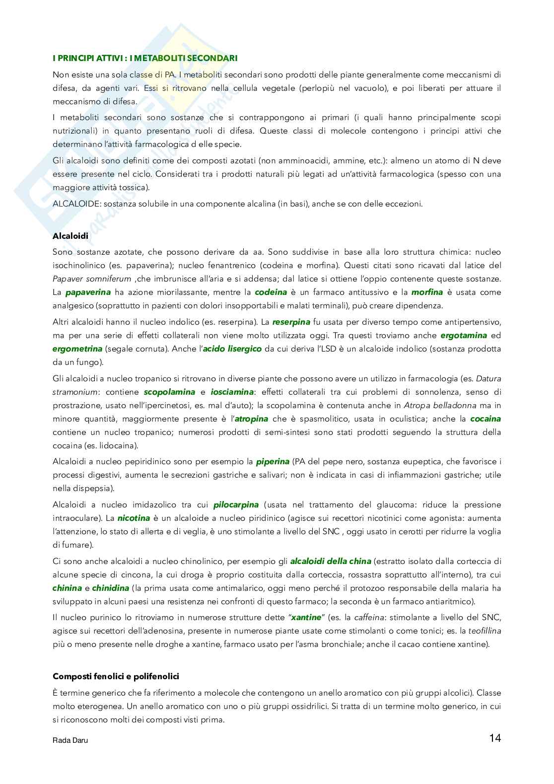 Farmacognosia Pag. 16