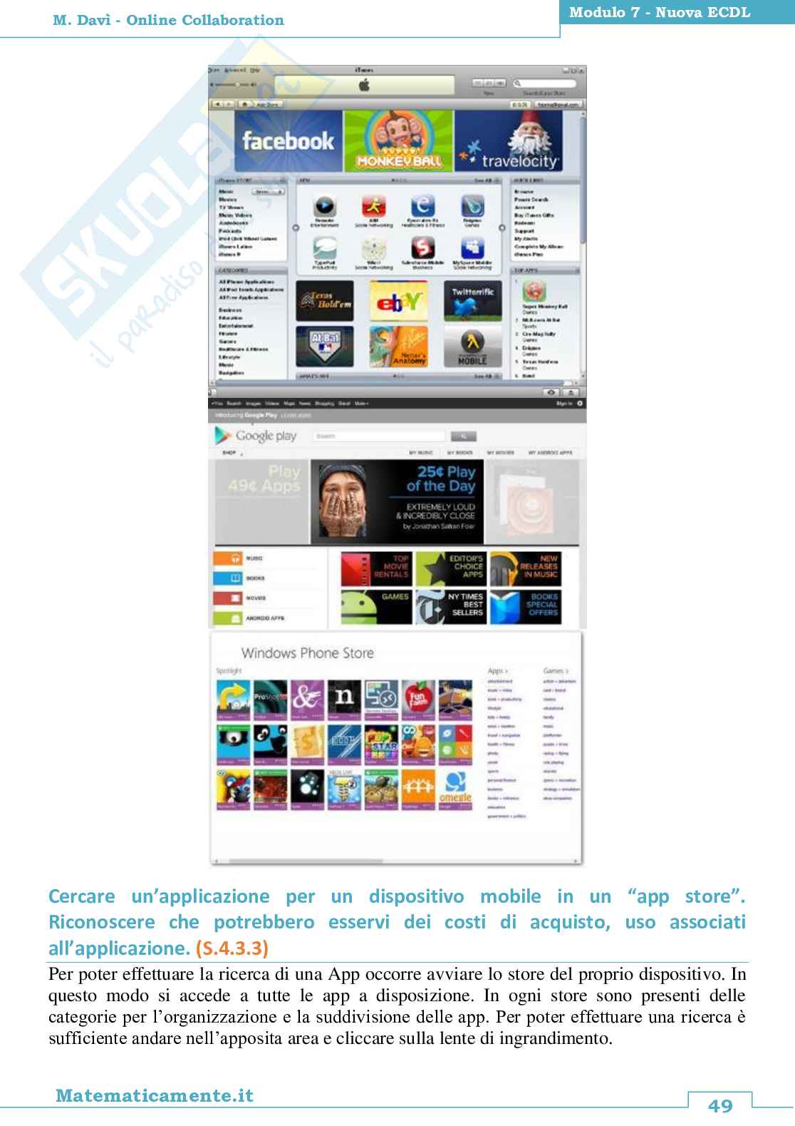 15. Nuova ECDL modulo 7: Online Collaboration (ebook) Pag. 51