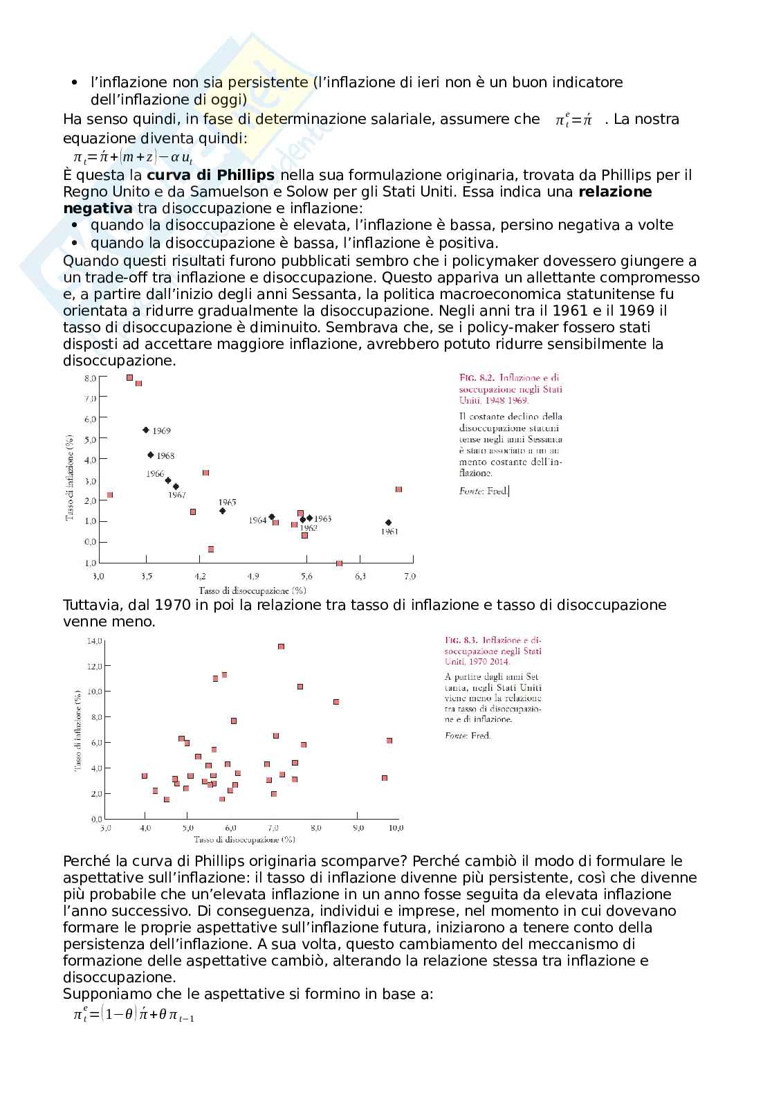 Riassunto esame Macroeconomia, prof. Ricci, libro consigliato Macroeconomia. Una prospettiva europea, Blanchard, Amighini, Giavazzi Pag. 46
