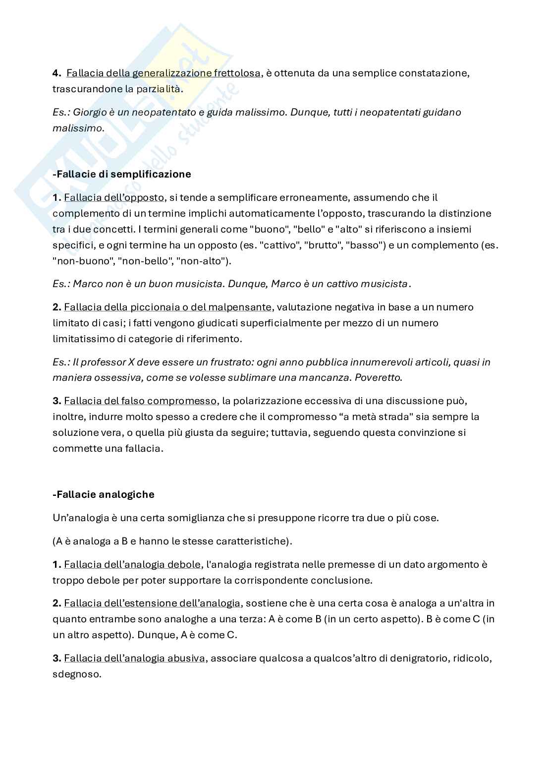 Fondamenti della Logica: storia, struttura e valutazione delle argomentazioni Pag. 16