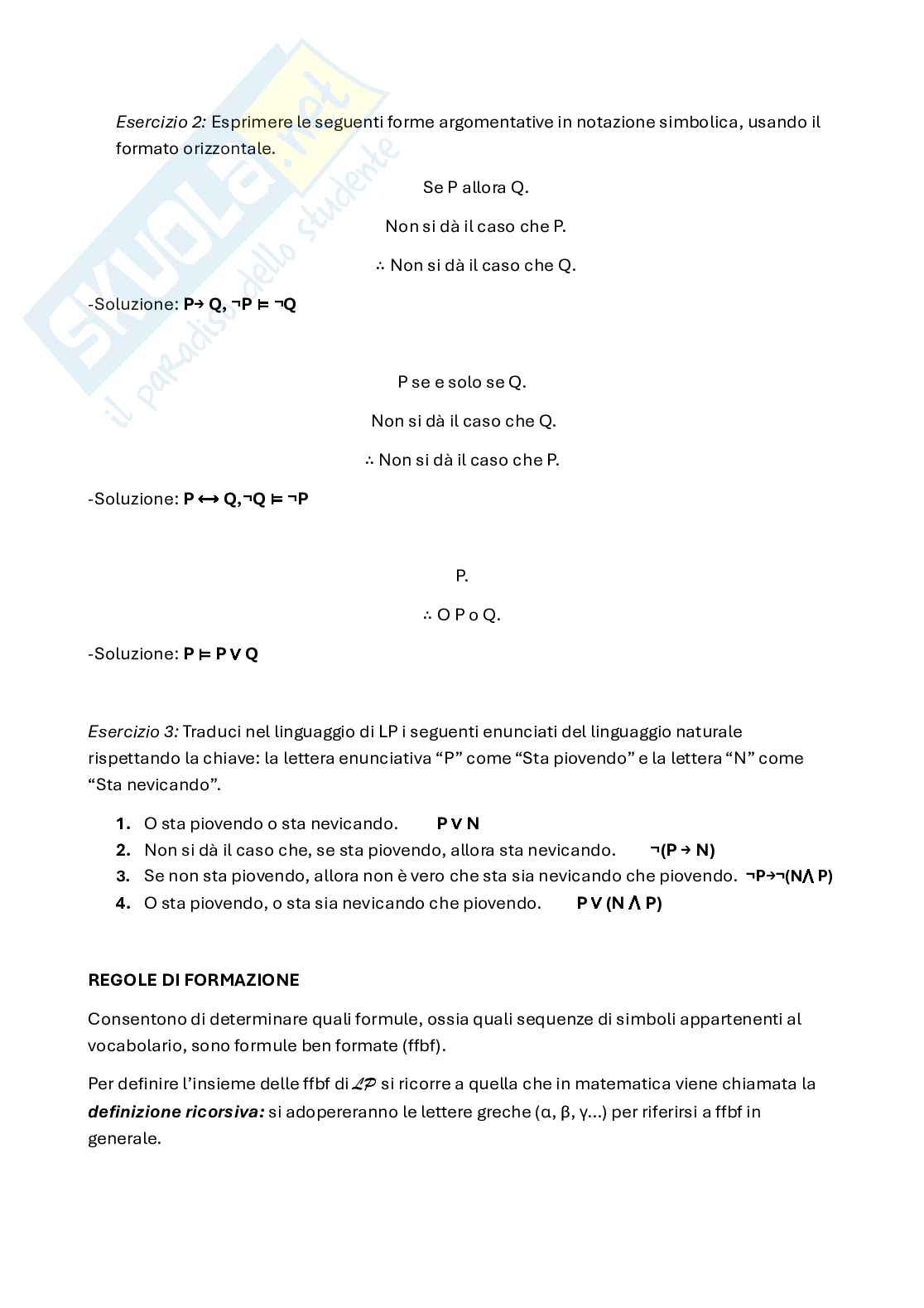 Fondamenti della Logica: storia, struttura e valutazione delle argomentazioni Pag. 26