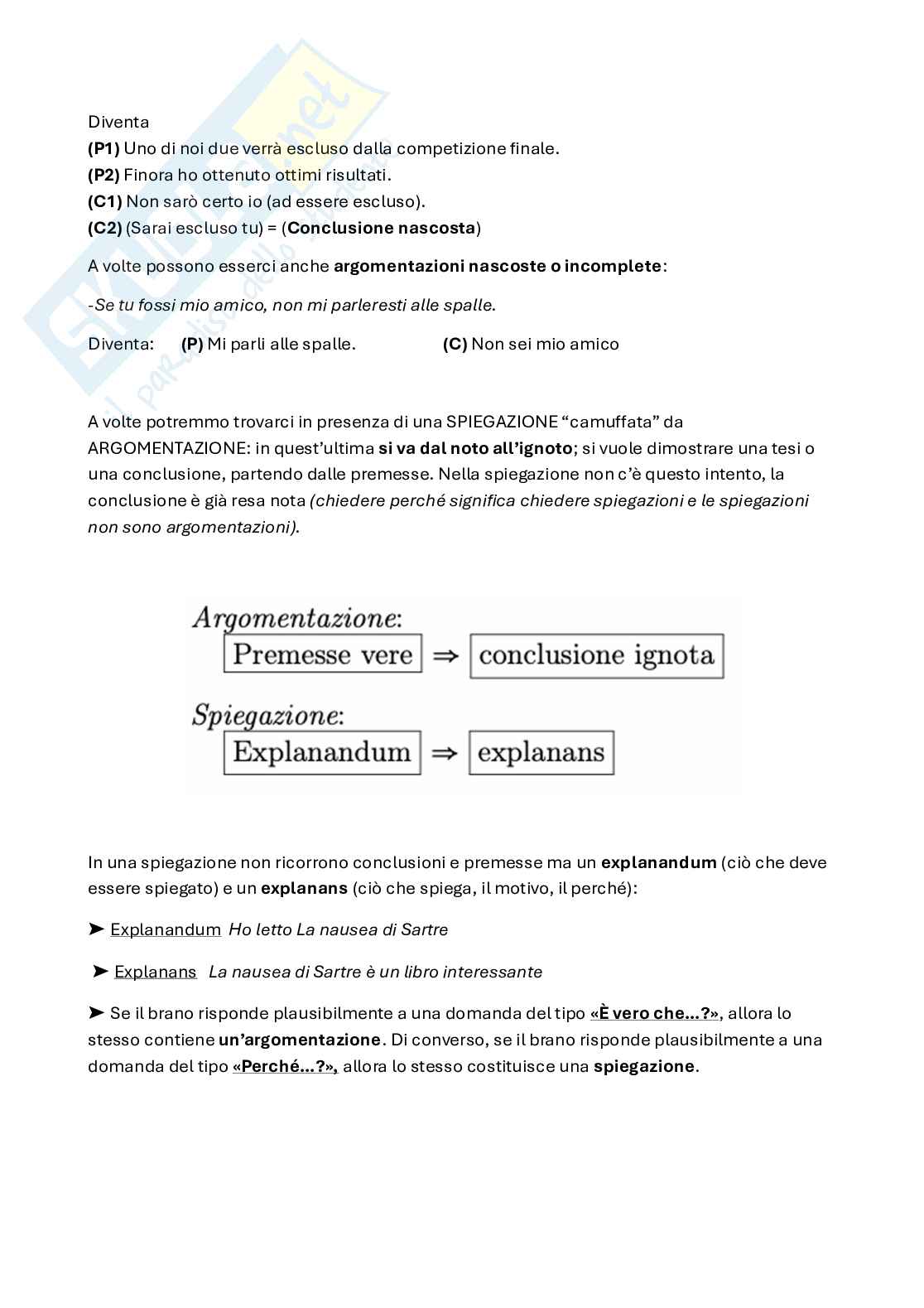 Fondamenti della Logica: storia, struttura e valutazione delle argomentazioni Pag. 6