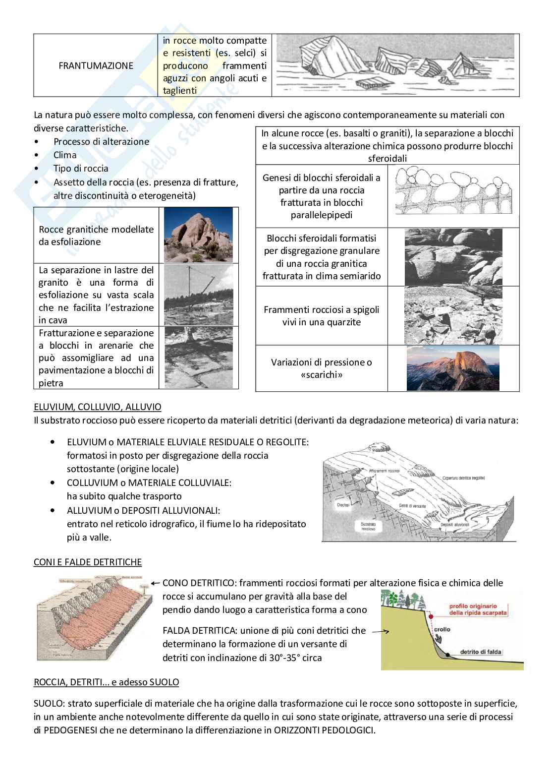 Appunti parte Geomorfologia (di Geologia applicata) Pag. 16