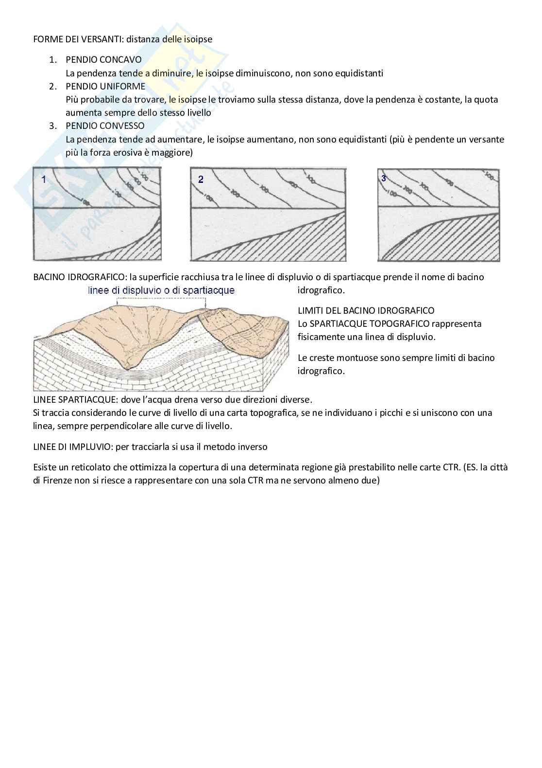 Appunti parte Geomorfologia (di Geologia applicata) Pag. 56