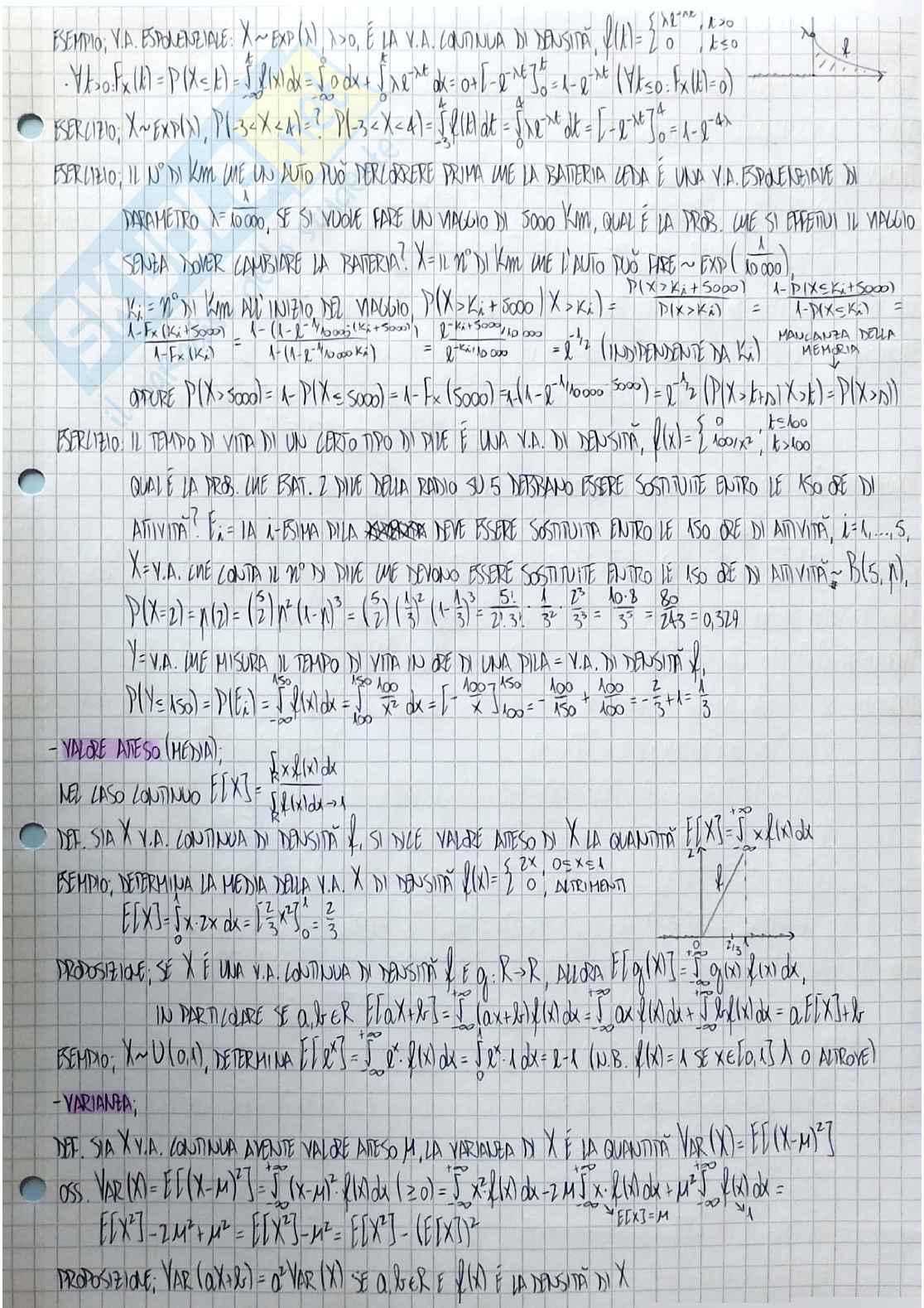 Elementi di calcolo delle probabilità - Appunti completi Pag. 11