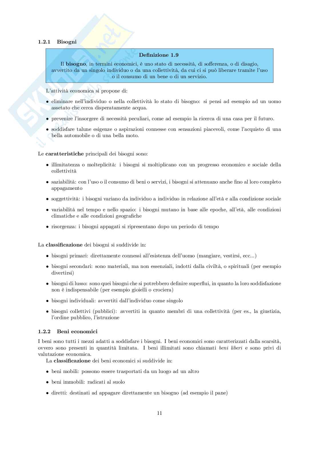 Appunti di economia dell'impresa Pag. 11