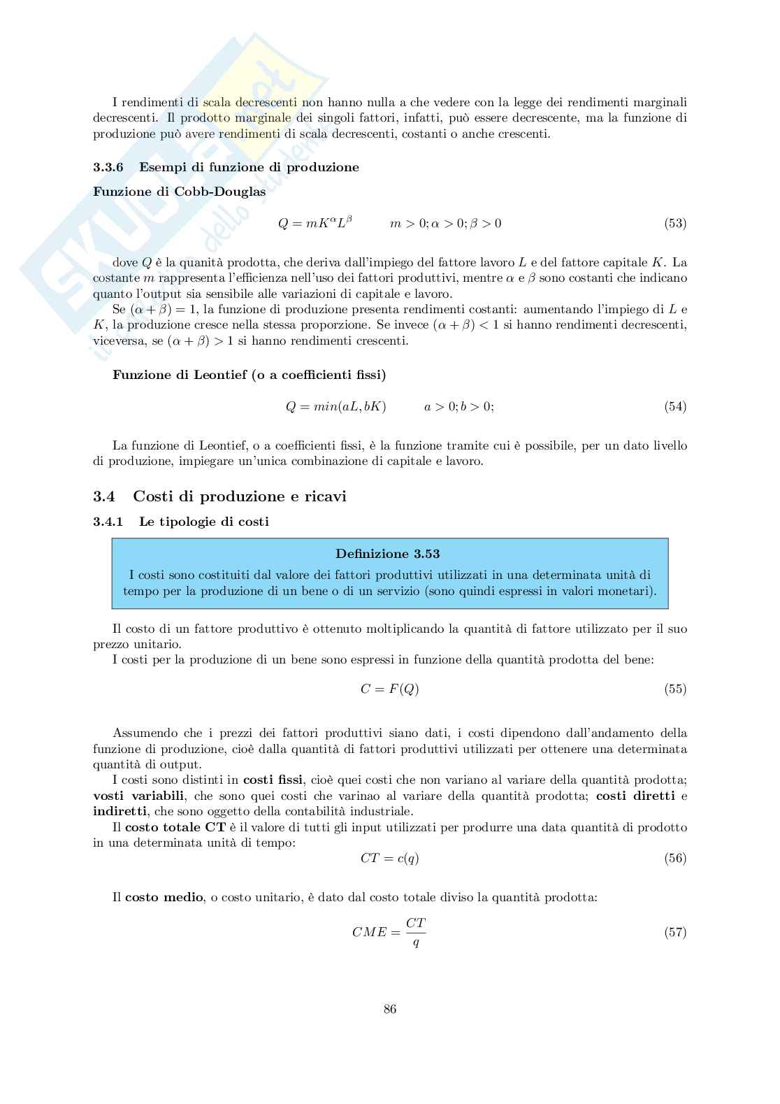 Appunti di economia dell'impresa Pag. 86