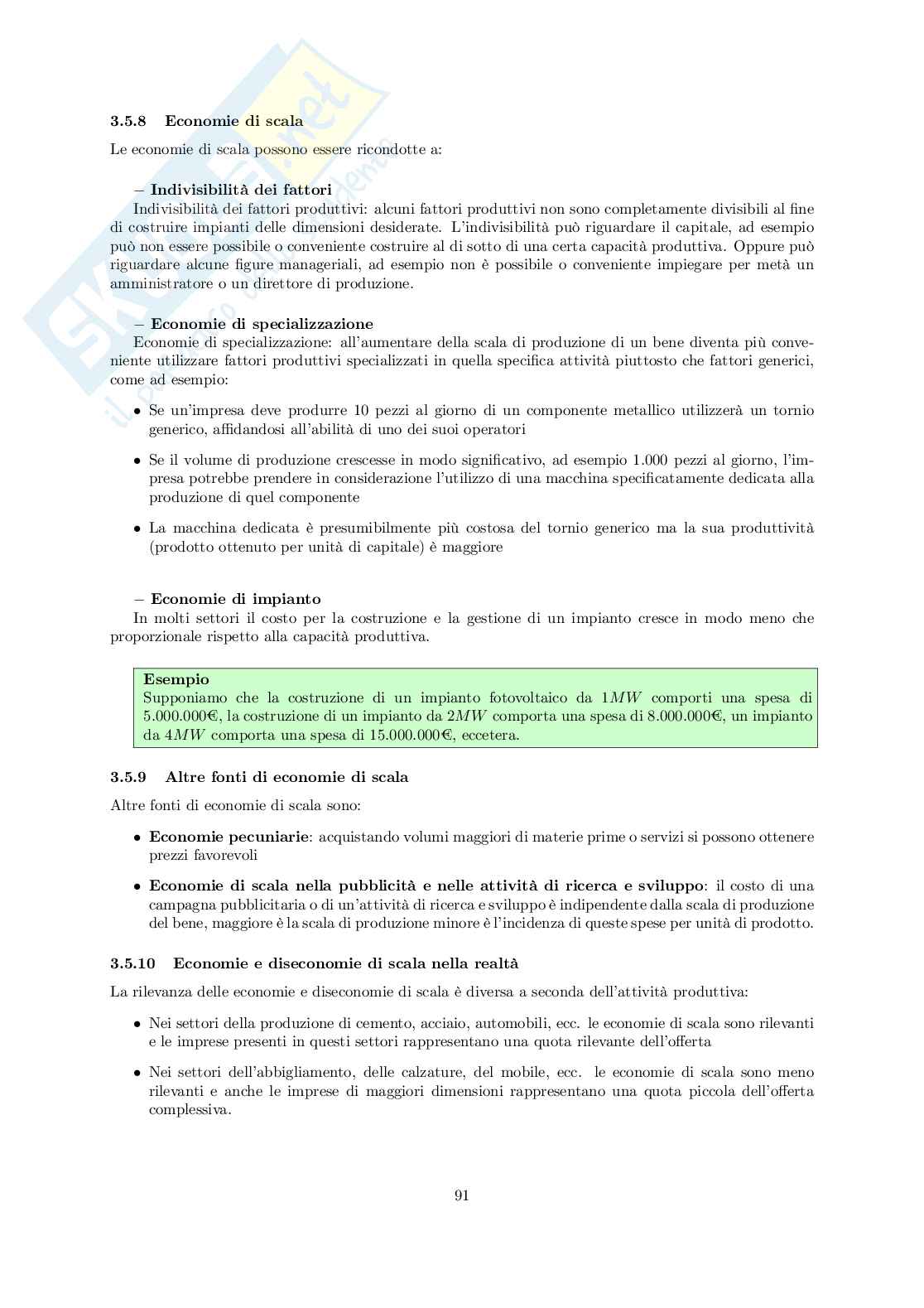 Appunti di economia dell'impresa Pag. 91