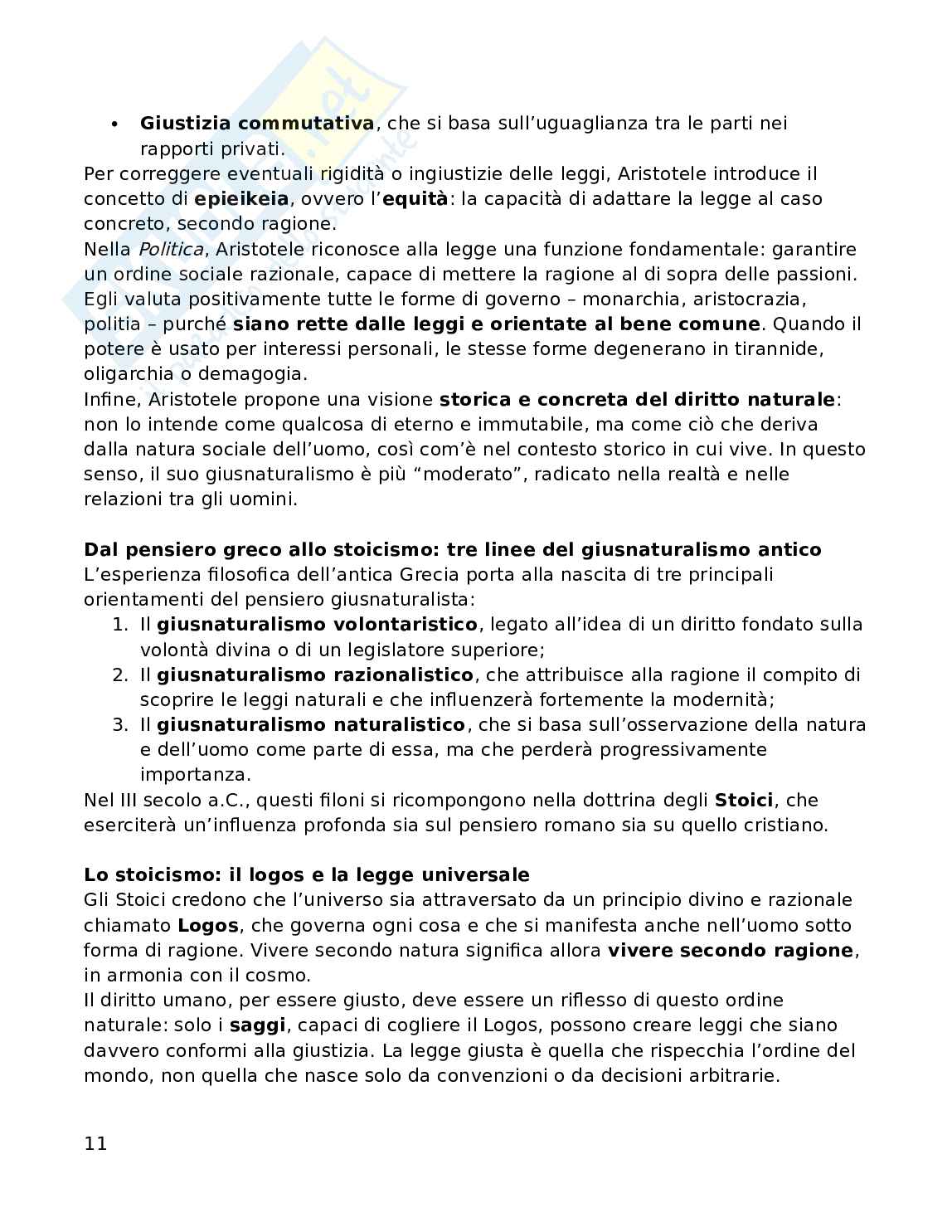 Filosofia del diritto Pag. 11
