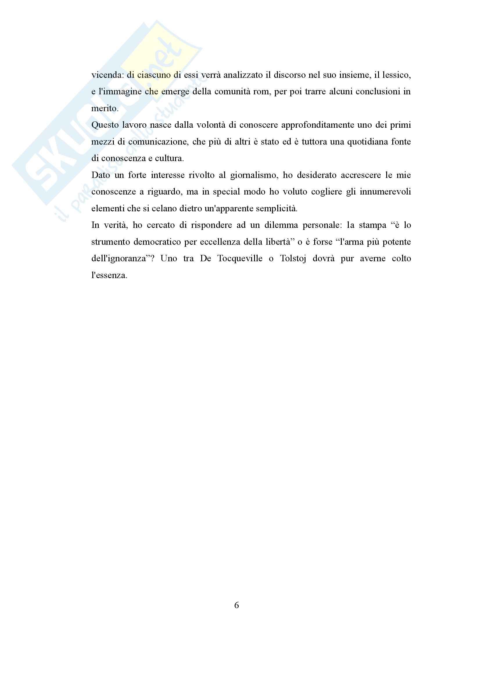Tesi - Stampa e razzismo:il caso la Continassa Pag. 6