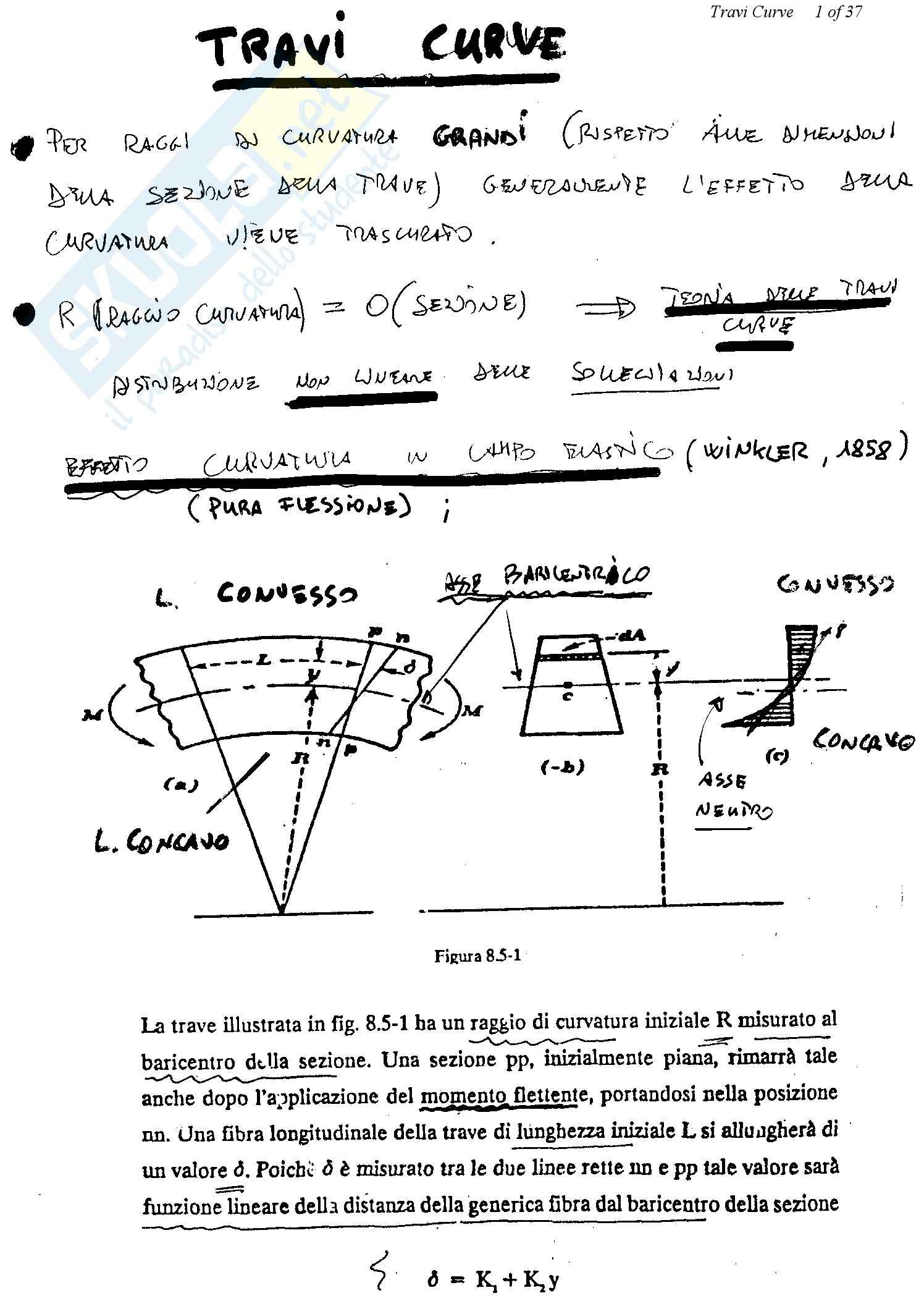 Teoria e progetto dei ponti - travi curve Pag. 1