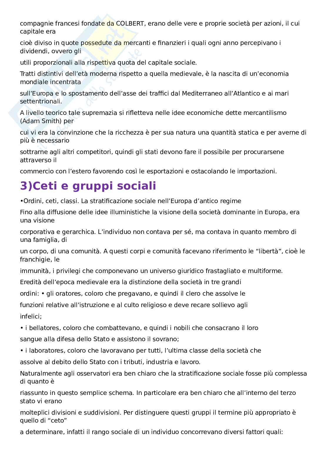 Riassunto esame Storia moderna, Prof. Broggio Paolo, libro consigliato Storia moderna , Capra Pag. 16