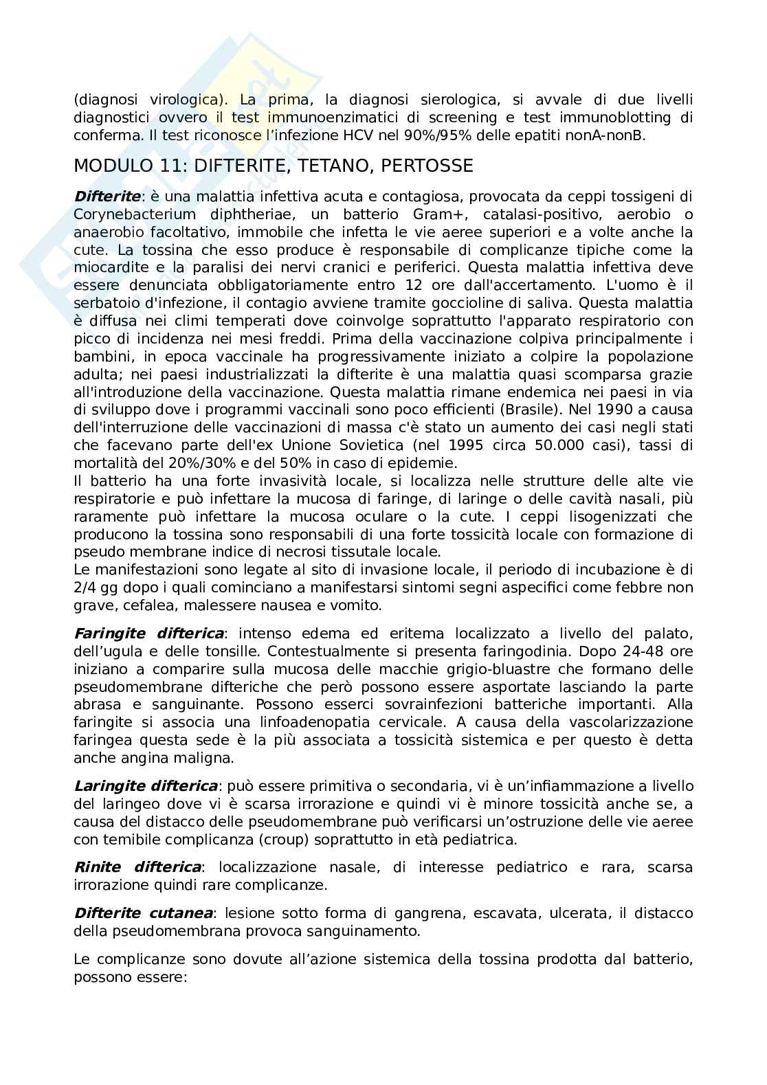 Appunti 1-14 Igiene generale e applicata  Pag. 21