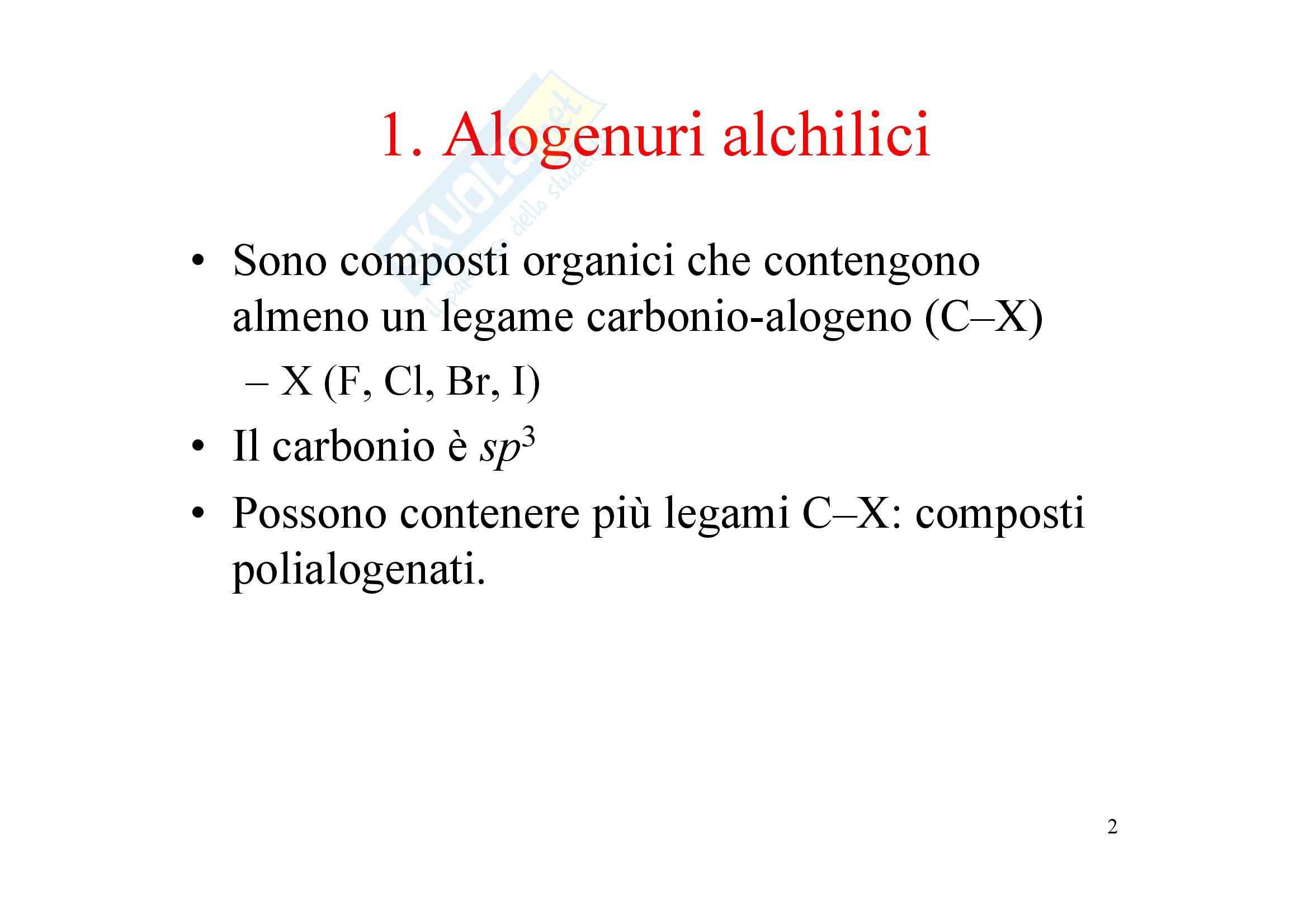 Chimica organica - sostituzione nucleofila Pag. 2