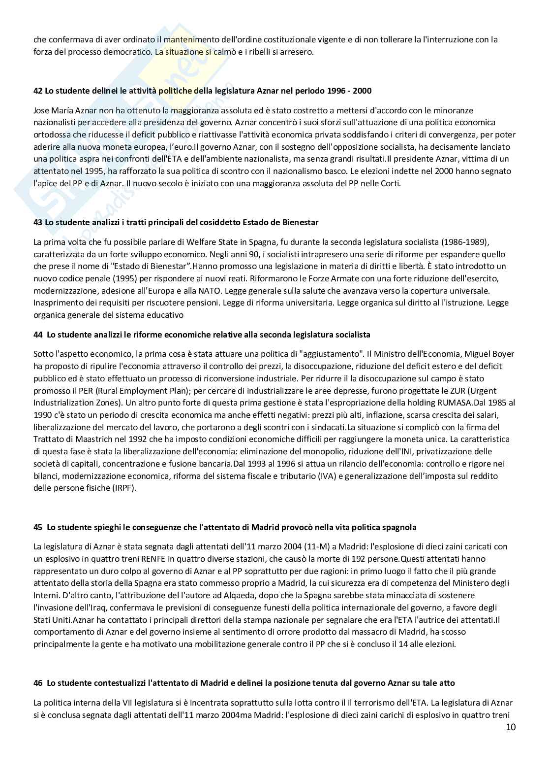 Paniere Lingua spagnola  - Risposte aperte - aggiornato (2026) Pag. 11