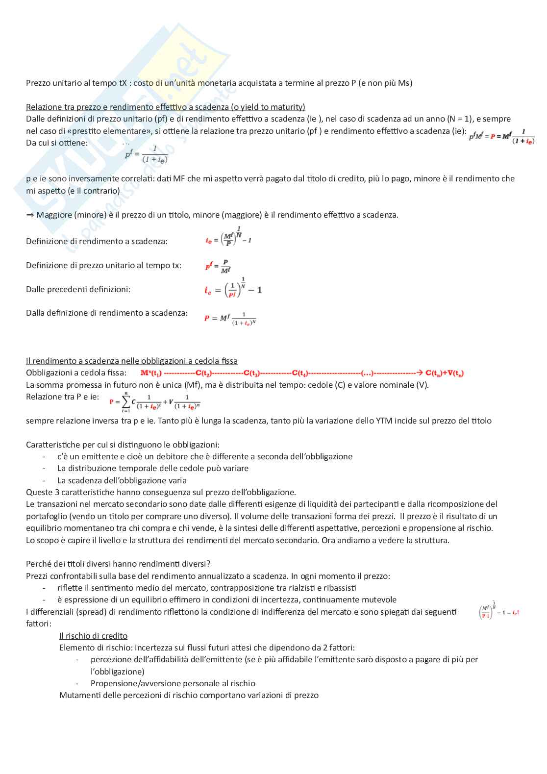 Appunti di Economia monetaria Pag. 21