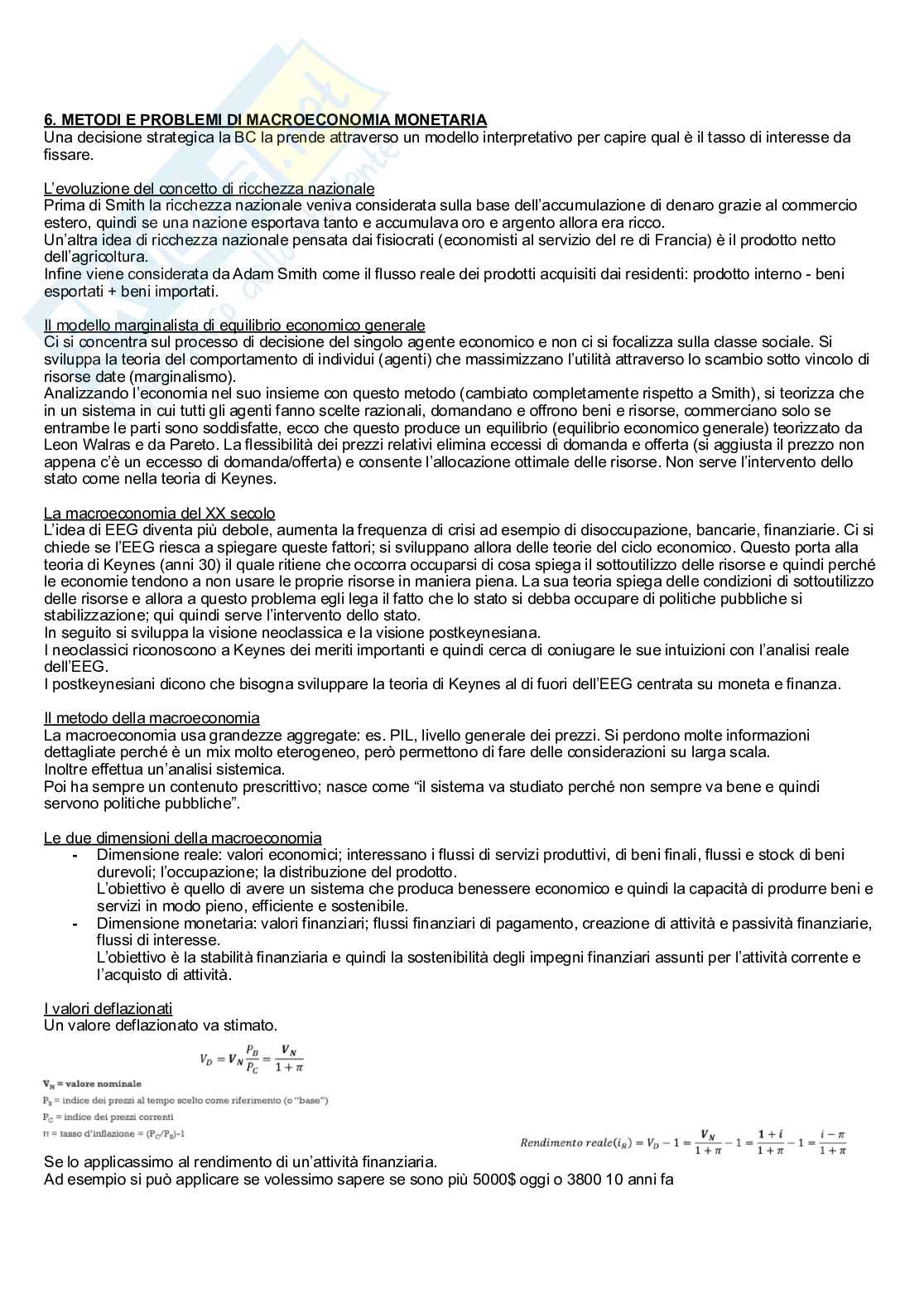 Appunti di Economia monetaria Pag. 36