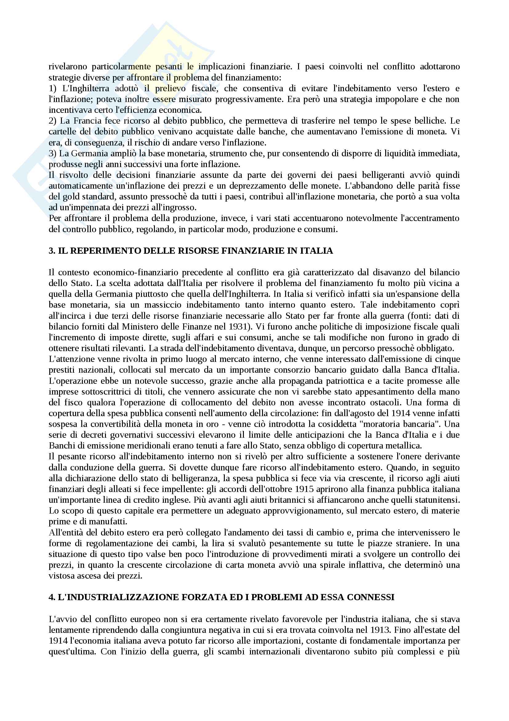 Appunti di Storia Economica Pag. 2