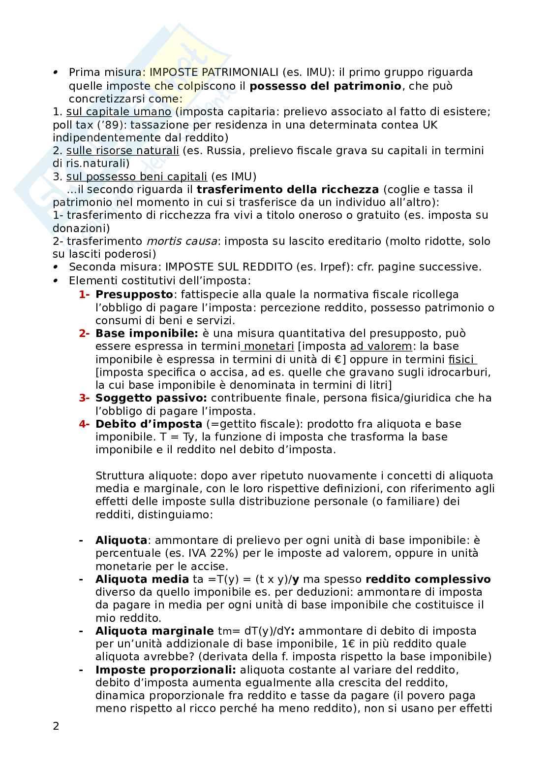 Economia Pubblica - secondo parziale Pag. 2