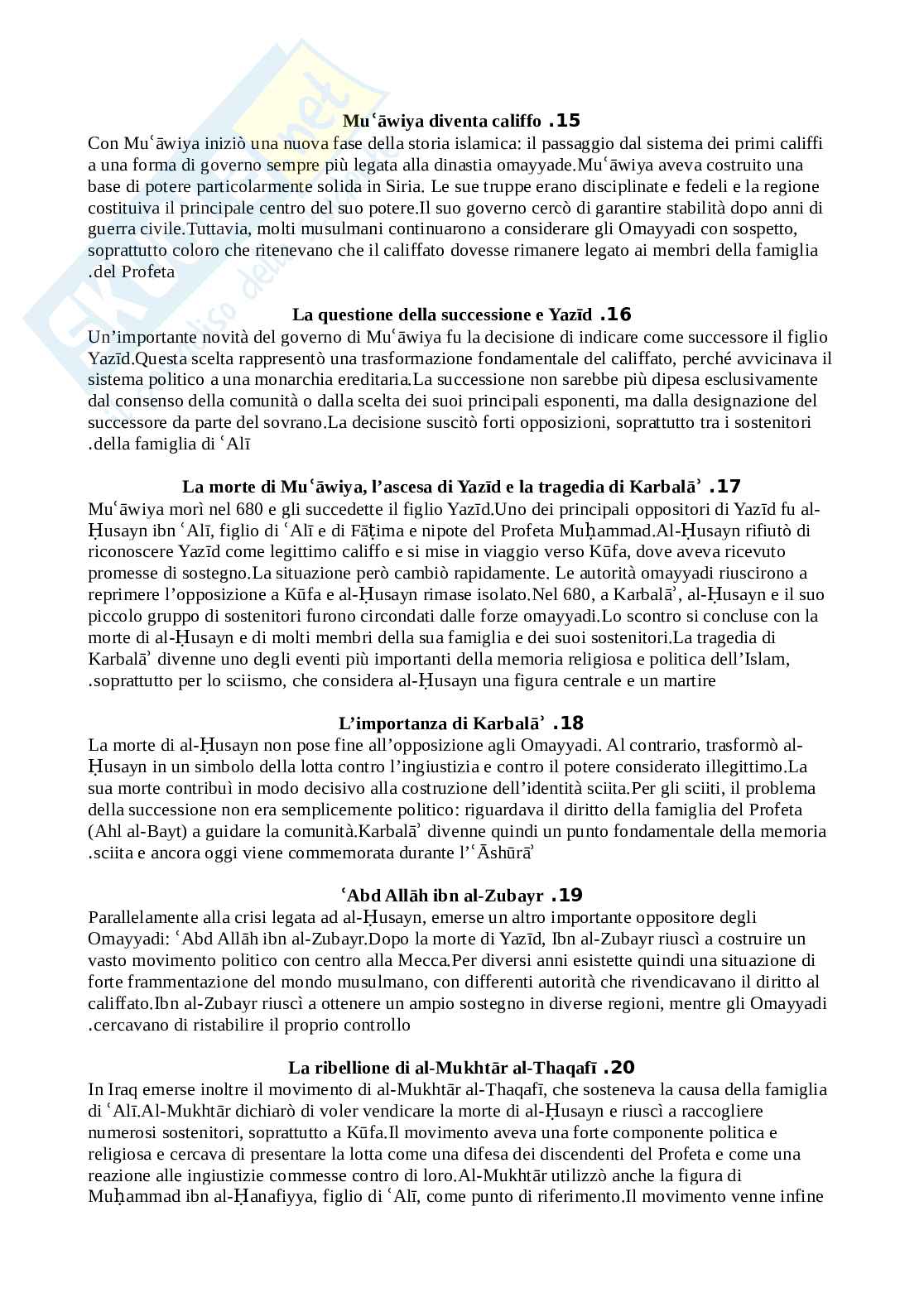 Prima prova intercorso Islam per mediatori  Pag. 31