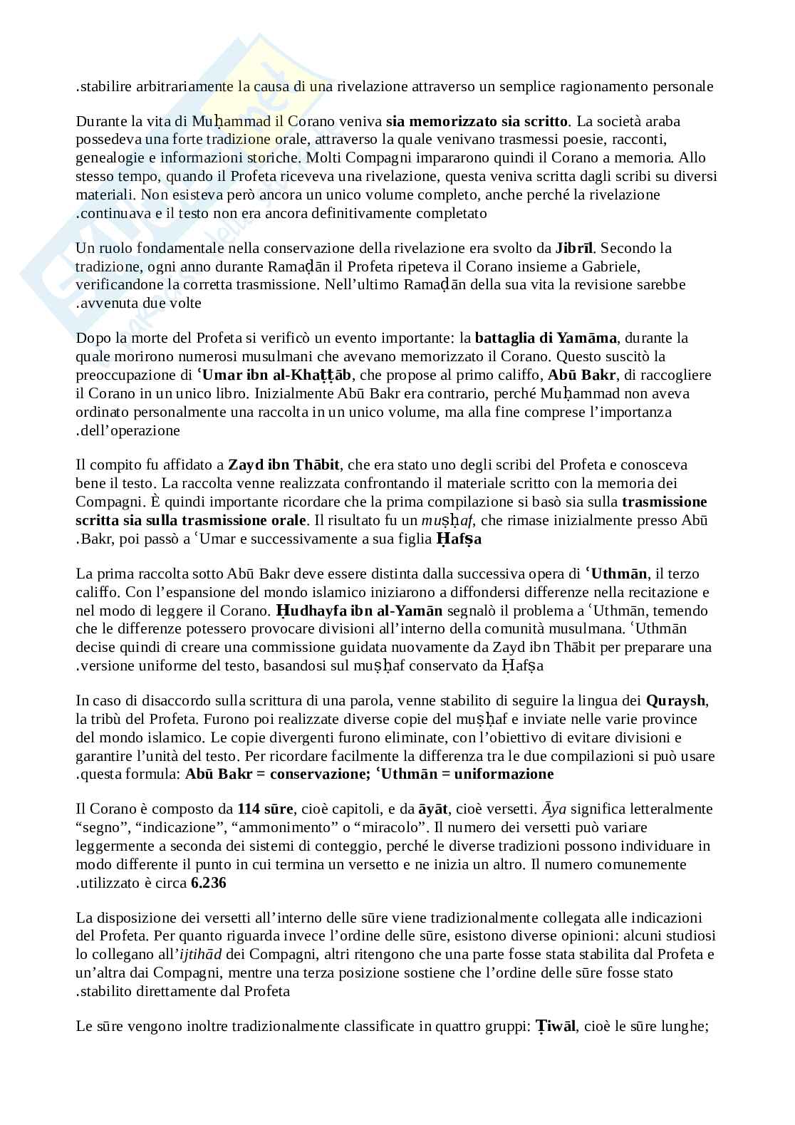 Prima prova intercorso Islam per mediatori  Pag. 36