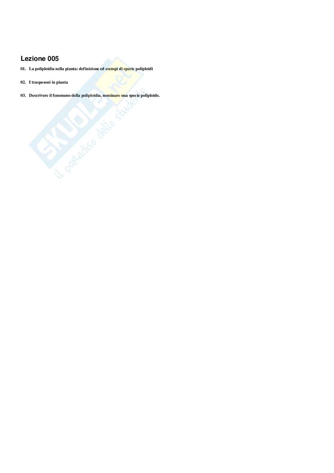 Paniere Botanica e biodiversità vegetale - Risposte multiple - aggiornato (2026) Pag. 6