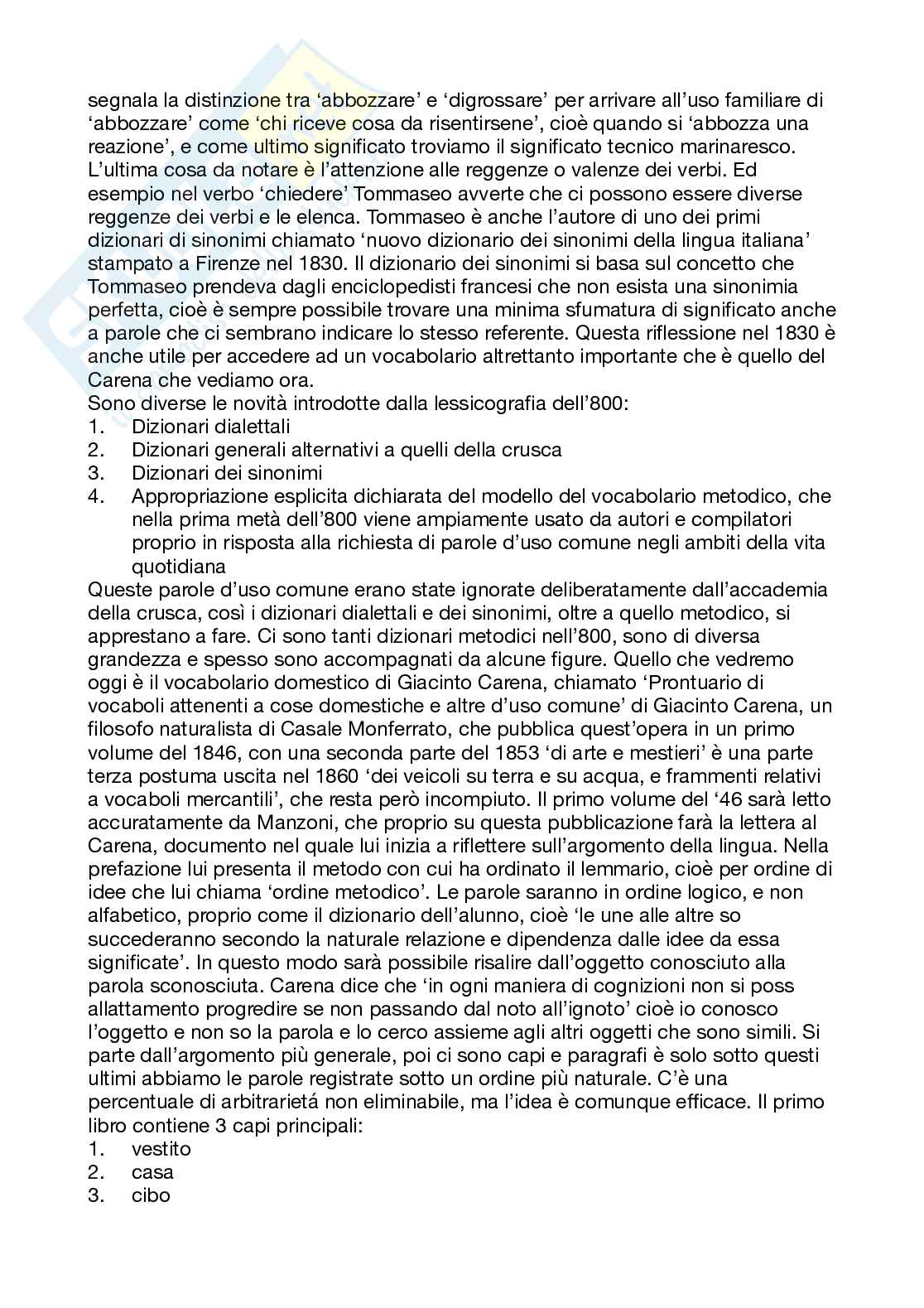 Appunti Storia della lingua italiana modulo 2 Pag. 41