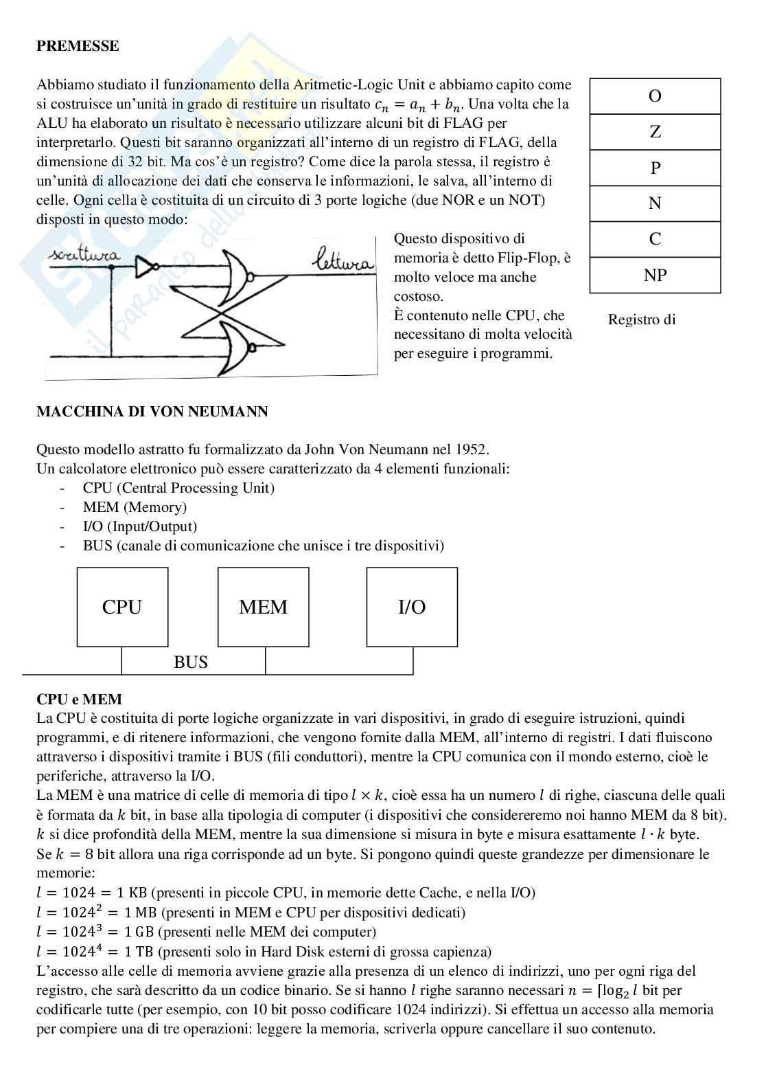 Fondamenti di informatica - Riassunto completo Pag. 16