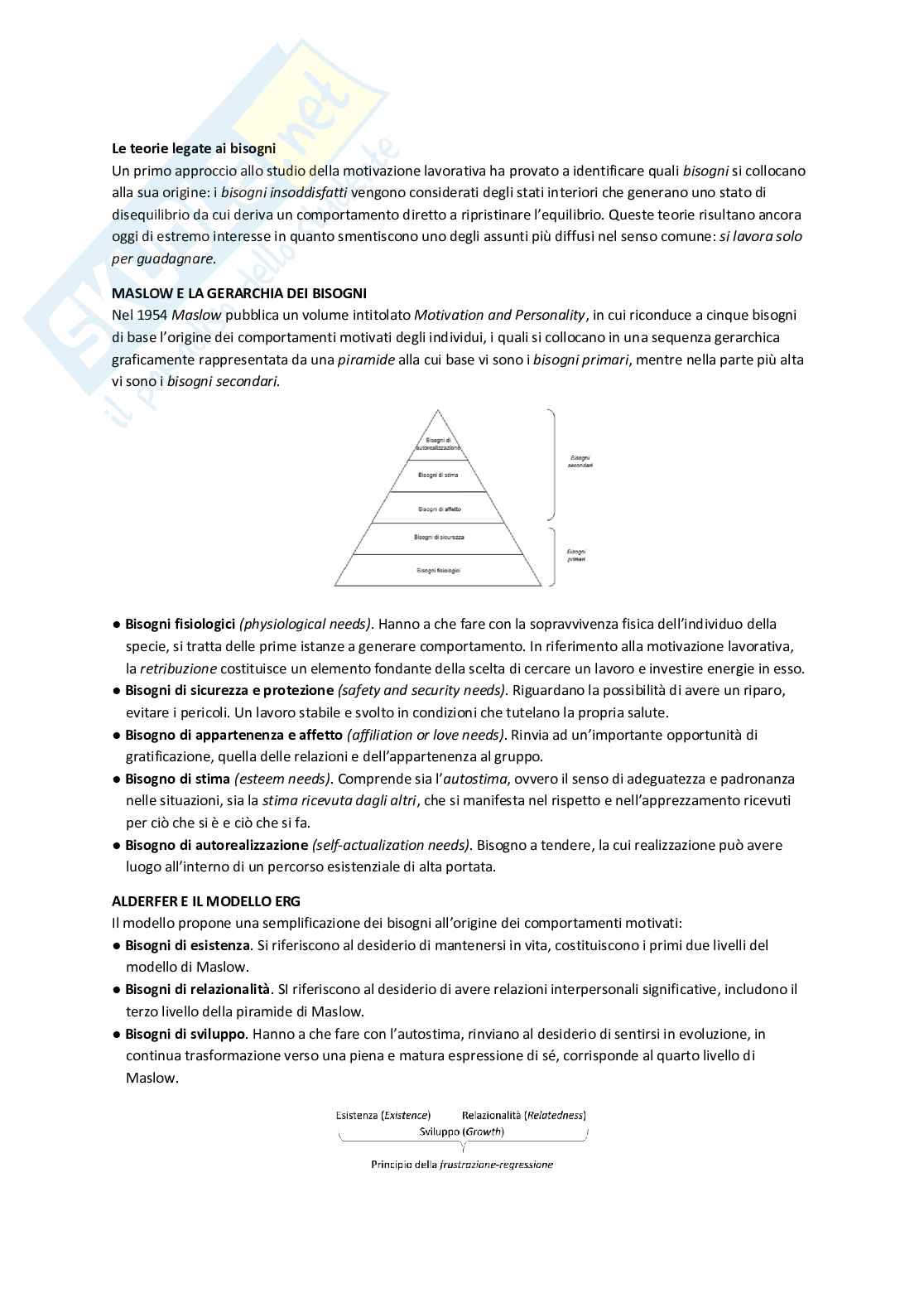 Appunti Psicologia del lavoro Pag. 2