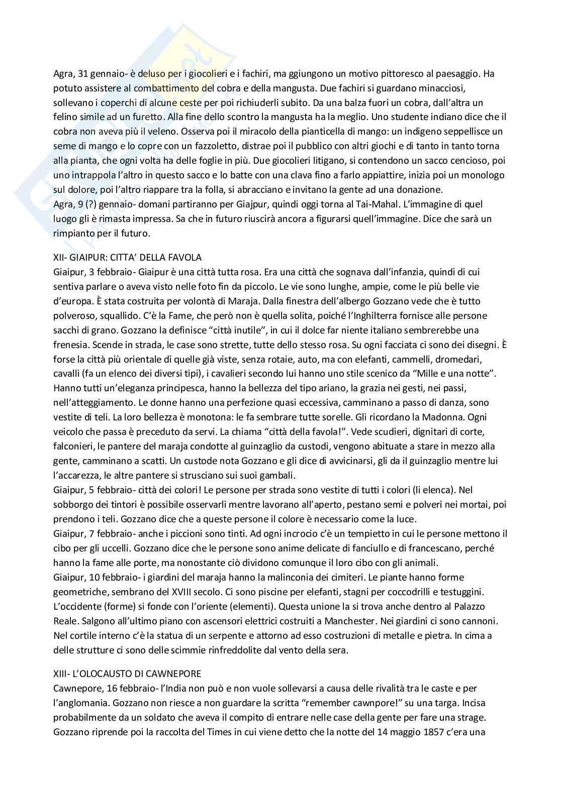 Cultura italiana contemporanea - Verso la cuna del mondo, di Guido Gozzano Pag. 11