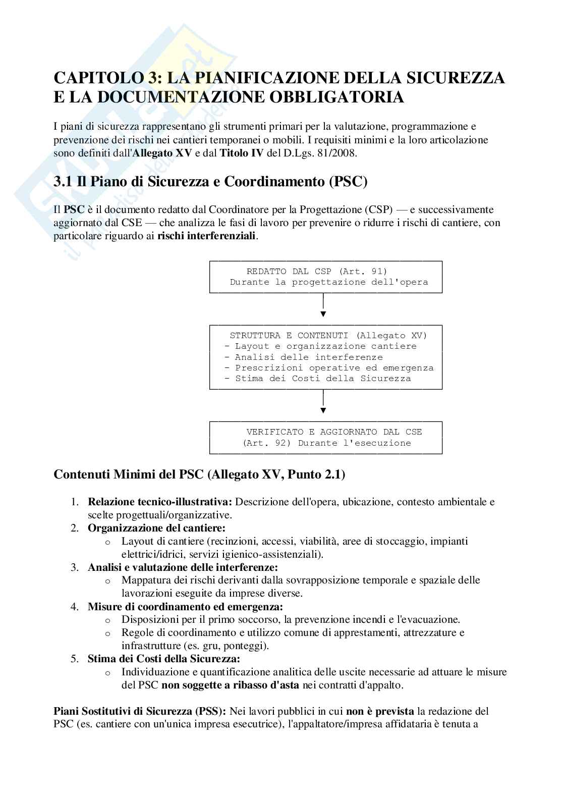 Tirocinio 2 - Cantieri temporanei e mobili Pag. 11