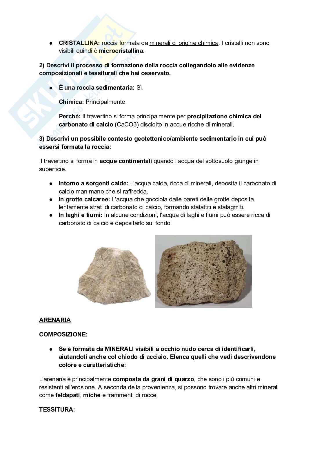 Appunti di Petrografia per il riconoscimento delle rocce Pag. 16