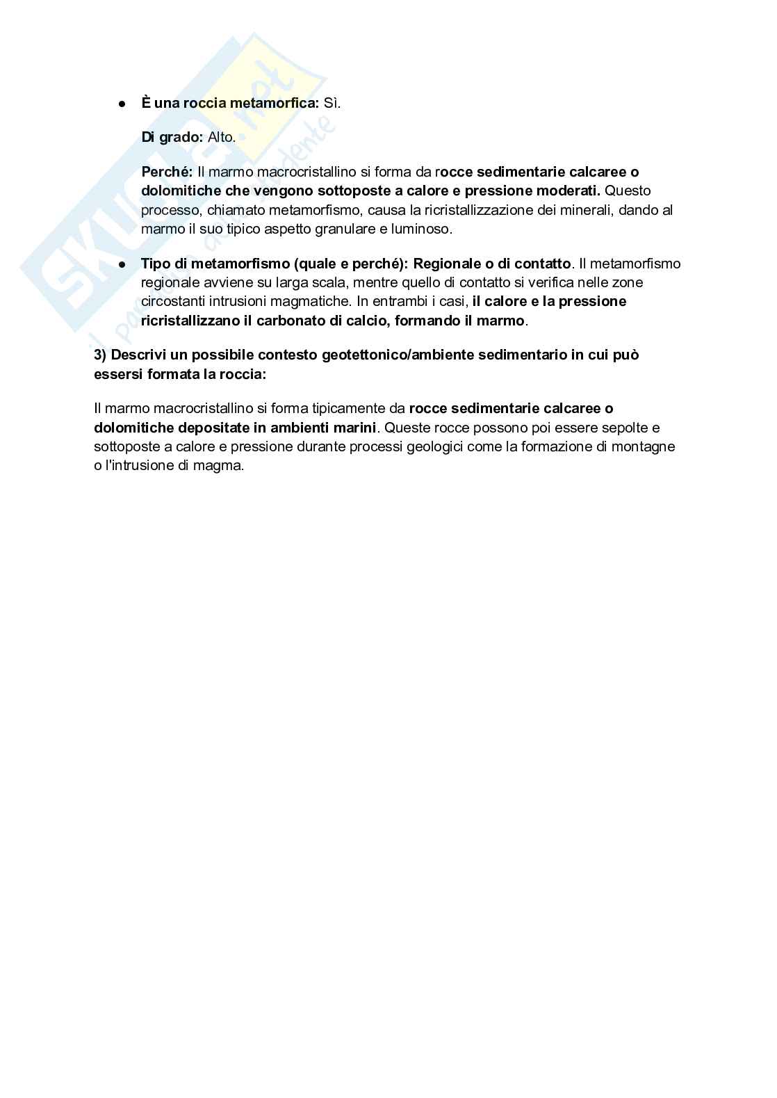 Appunti di Petrografia per il riconoscimento delle rocce Pag. 26