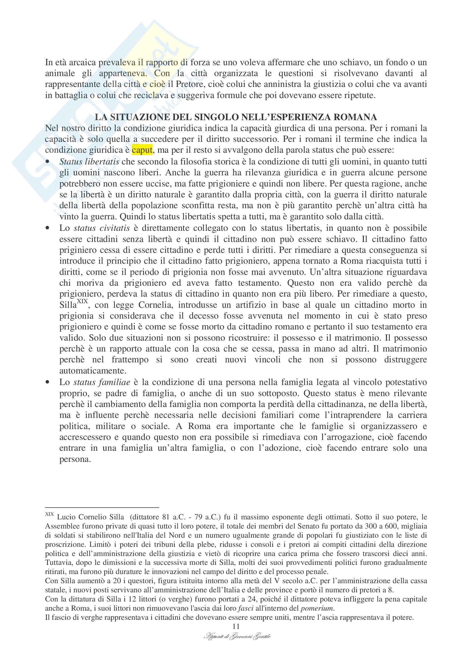 Istituzioni di diritto romano - Appunti Pag. 11