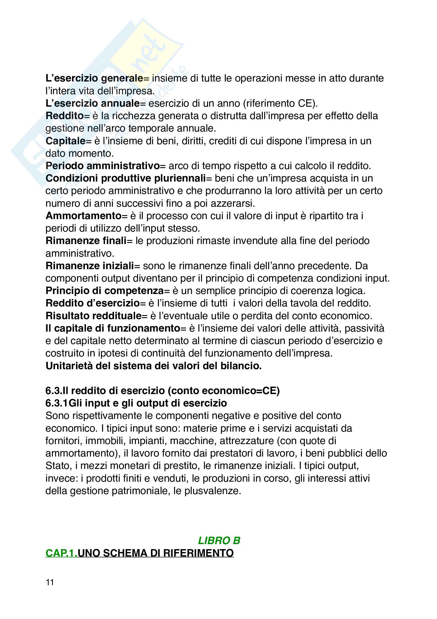 Riassunto esame economia aziendale, prof. Molteni, libro consigliato Corso economia aziendale, Airoldi, Brunetti,  Coda Pag. 11