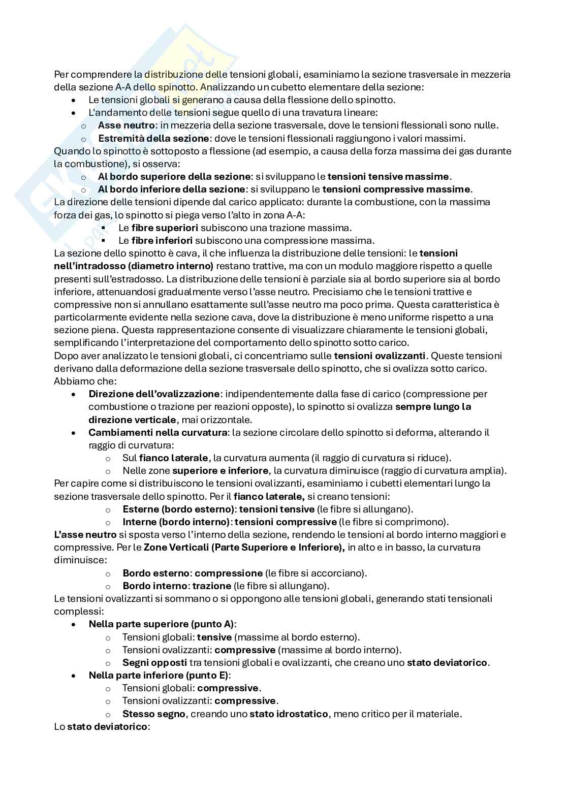 Progettazione strutturale del motore Pag. 51