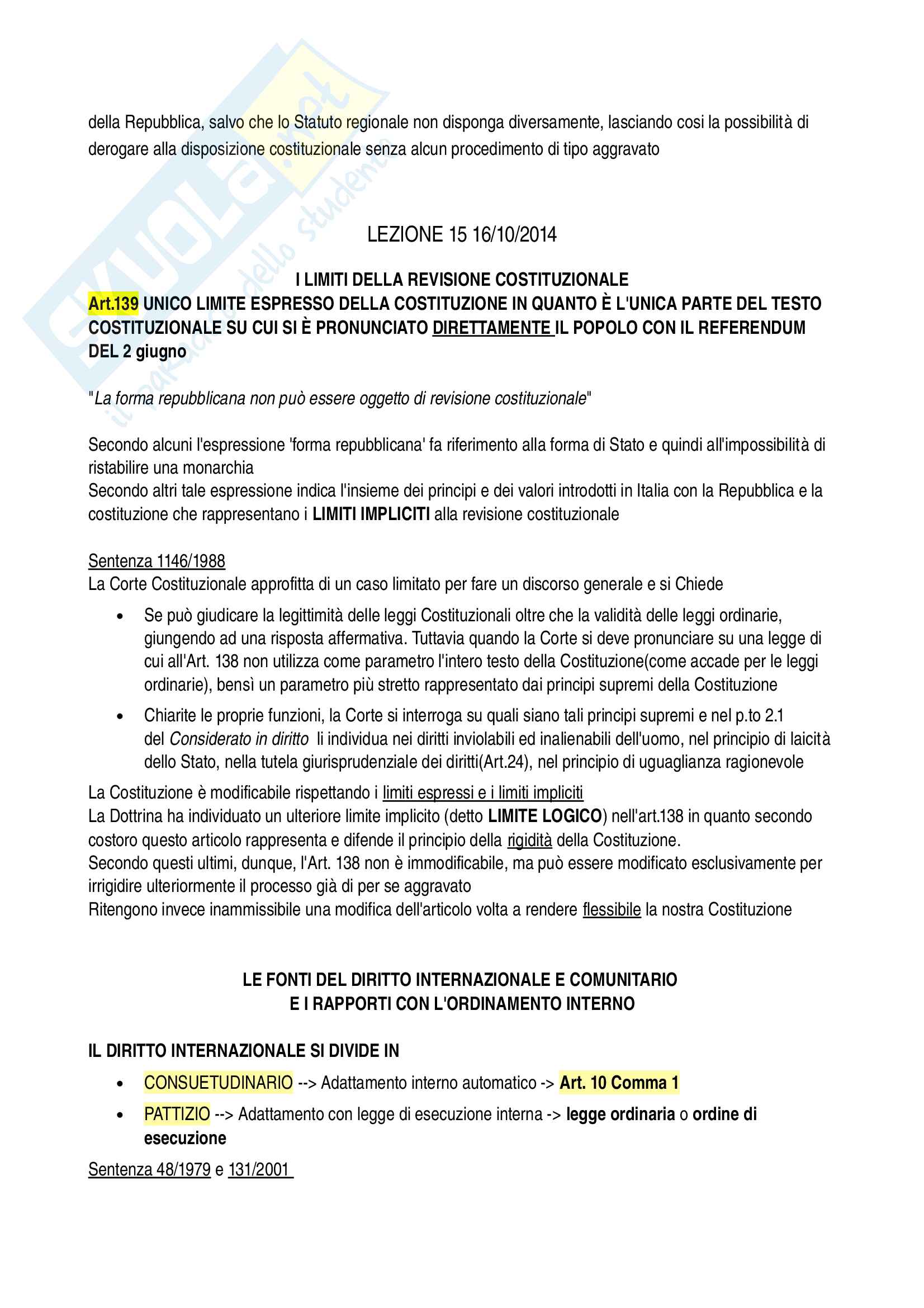 Appunti Diritto costituzionale Pag. 21