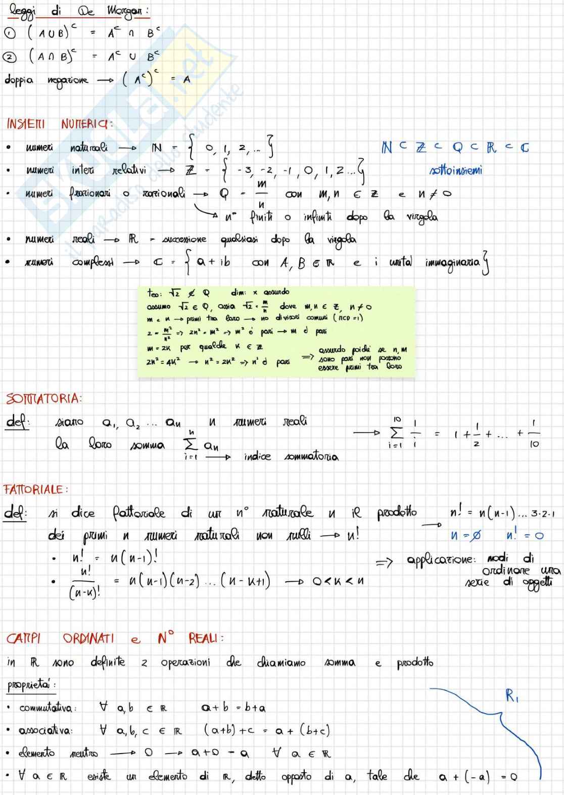 Analisi matematica 1 Pag. 2